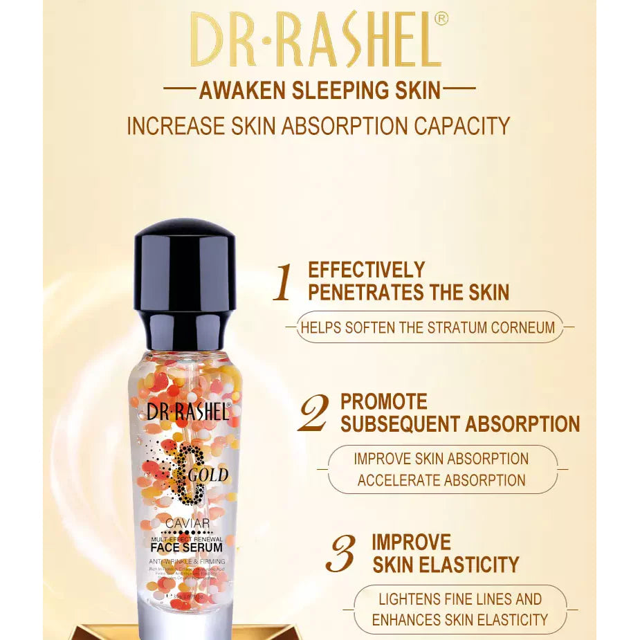 Dr.Rashel C Gold Caviar Multi-Effect Renewal Face Serum DRL-1451