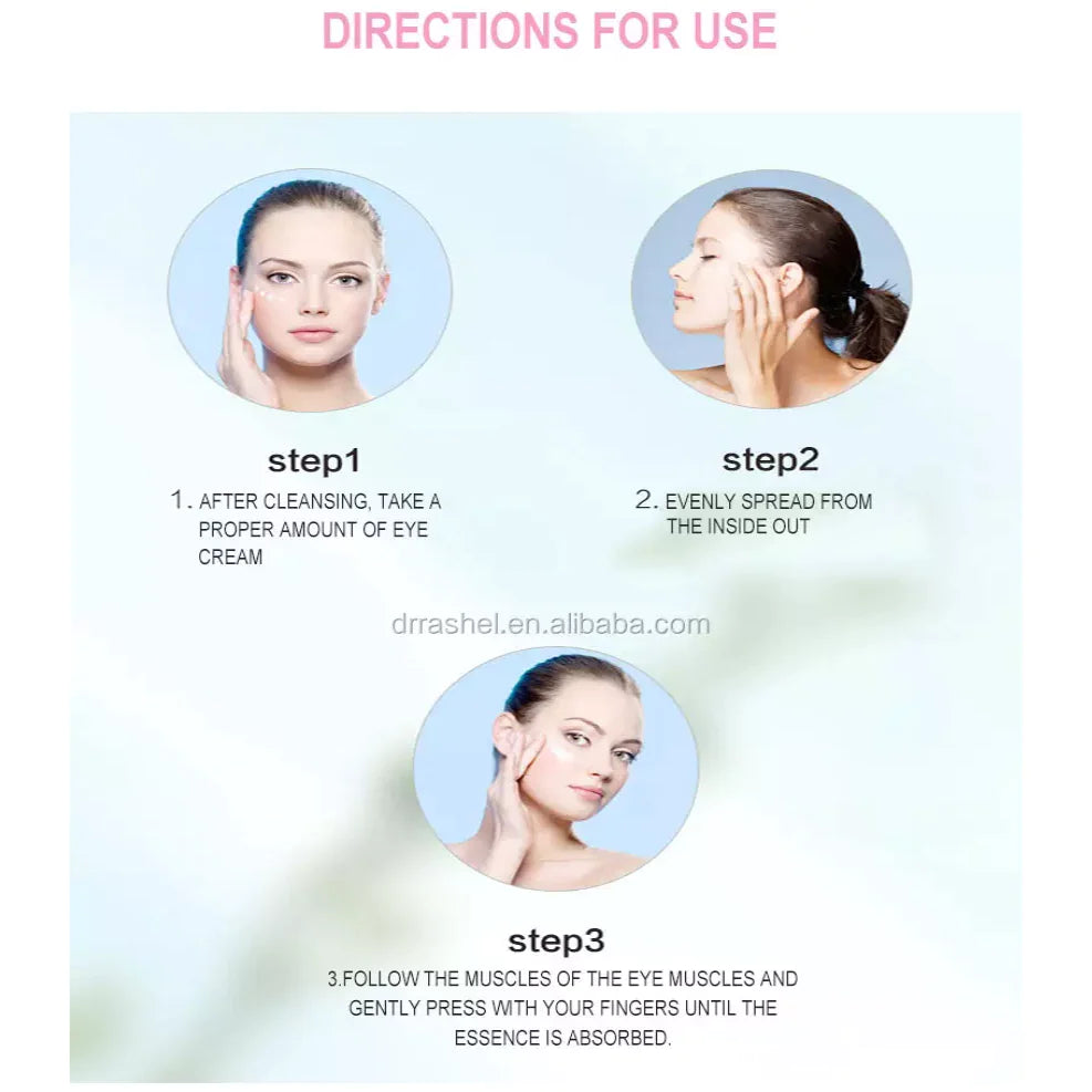 Dr.Rashel Rose Oil Nutritious Vitality Glow Eye Gel Cream DRL-1456