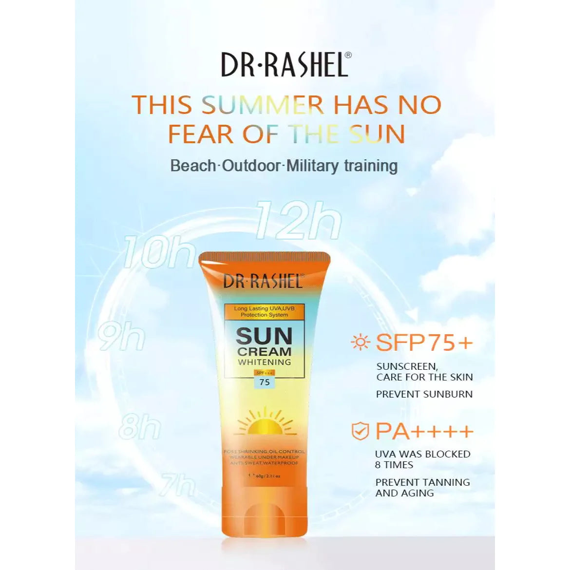 Dr.Rashel Sun Cream Whitening SPF+++75 DRL-1465