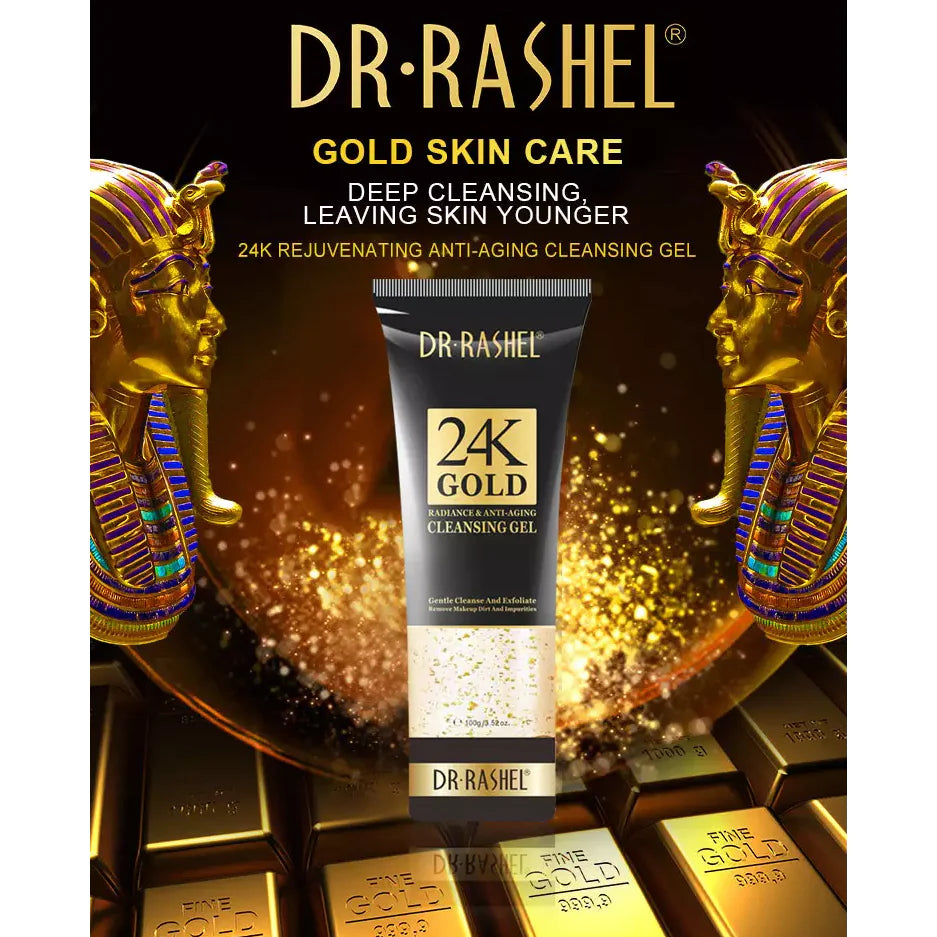 100ml Dr.Rashel 24K Gold Radiance & Anti-Aging Cleansing Gel DRL-1483