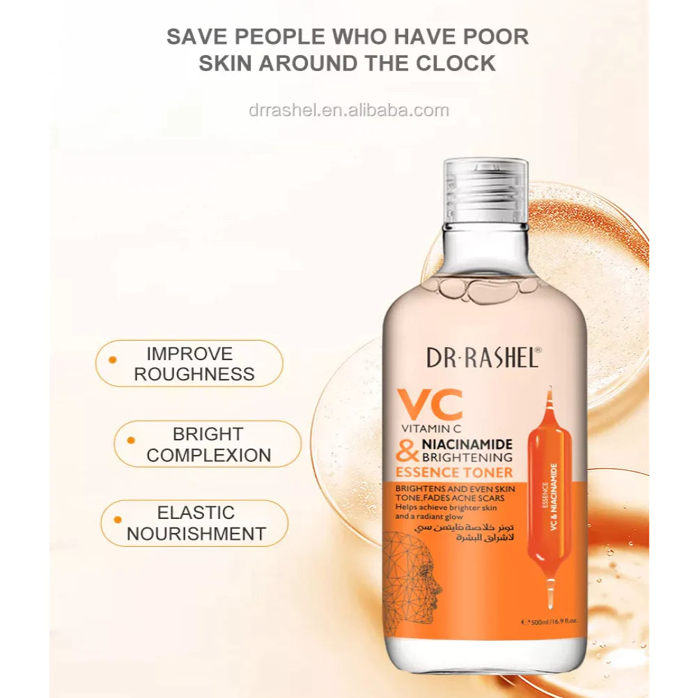 100ml Dr.Rashel VC Vitamin C & Niacinamide Brightening Essence Toner DRL-1484