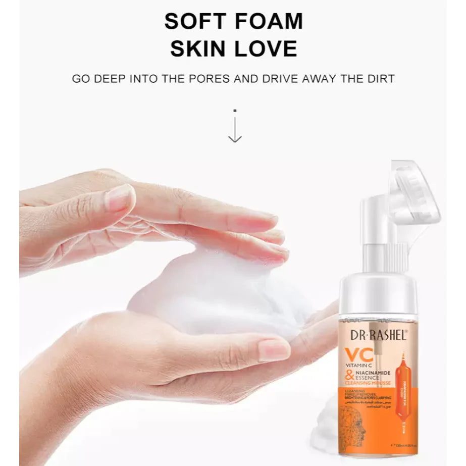 Dr.Rashel Vitamin C & Niacinamide Essence Cleansing Mousse DRL-1486