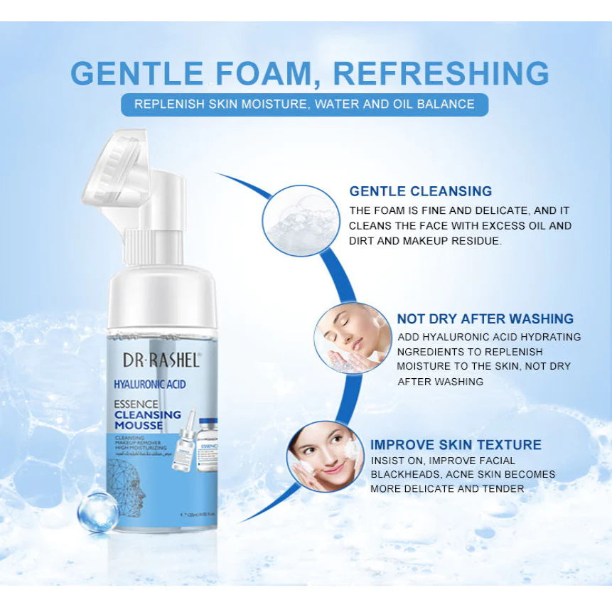 Dr.Rashel Hyaluronic Acid Essence Cleansing Mousse DRL-1493