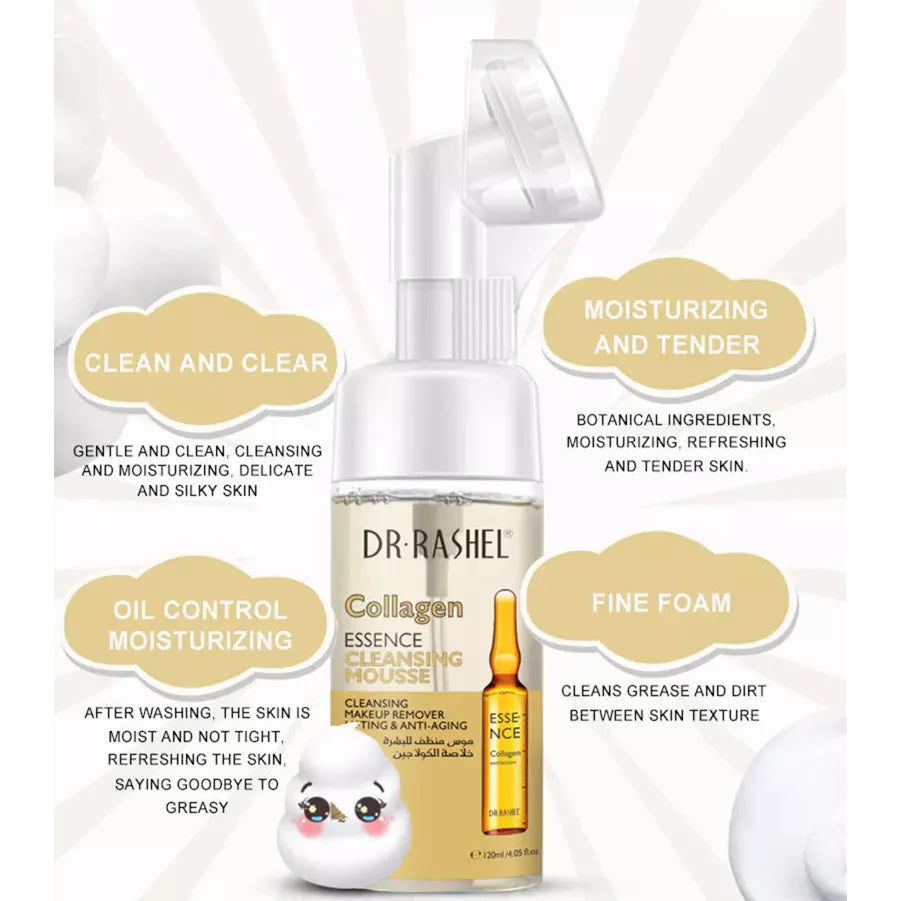 Dr.Rashel Collagen Essence Cleansing Mousse DRL-1498