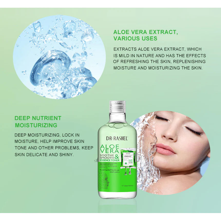 Dr.Rashel Aloe Vera Soothe Smooth & Essence Toner DRL-1502