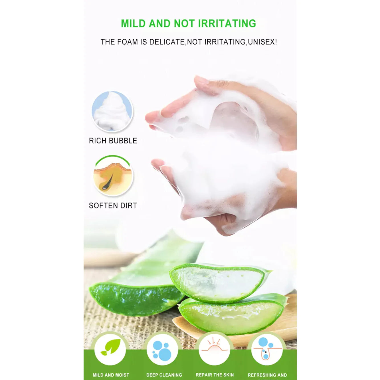 Dr.Rashel Aloe Vera Essence Cleansing Mousse DRL-1504