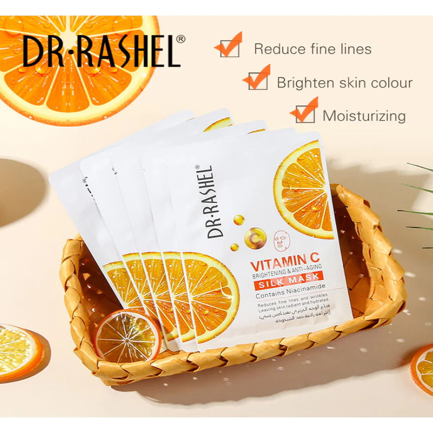 Dr.Rashel Vitamin C Brightening & Anti-Aging Silk Mask DRL-1515