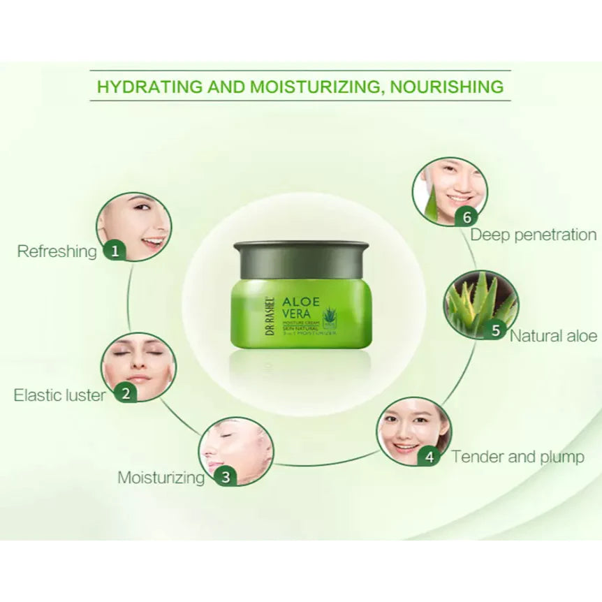Dr.Rashel Aloe Vera Moisture Cream 3 In 1 Moisturizer DRL-1534