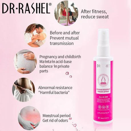 Dr.Rashel PH-Balanced Feminine Deodorant Fresh Spray All-In-One DRL-1541