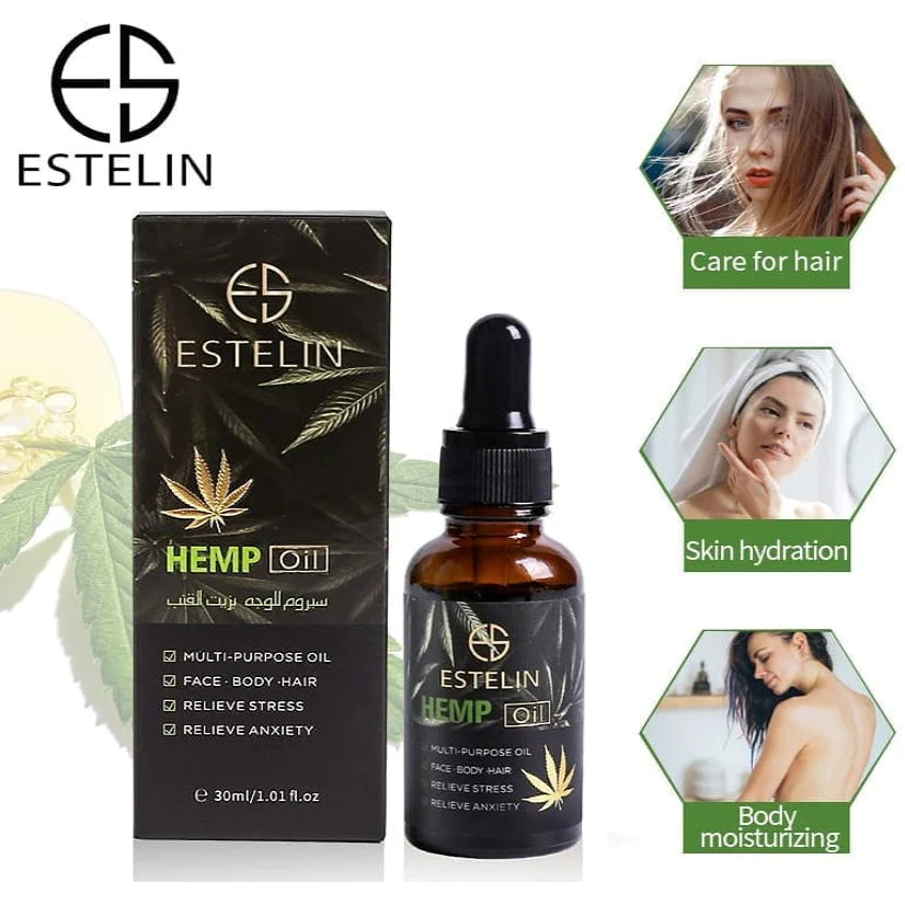 Estelin Hemp Oil For Face, Body & Hair ES-0019