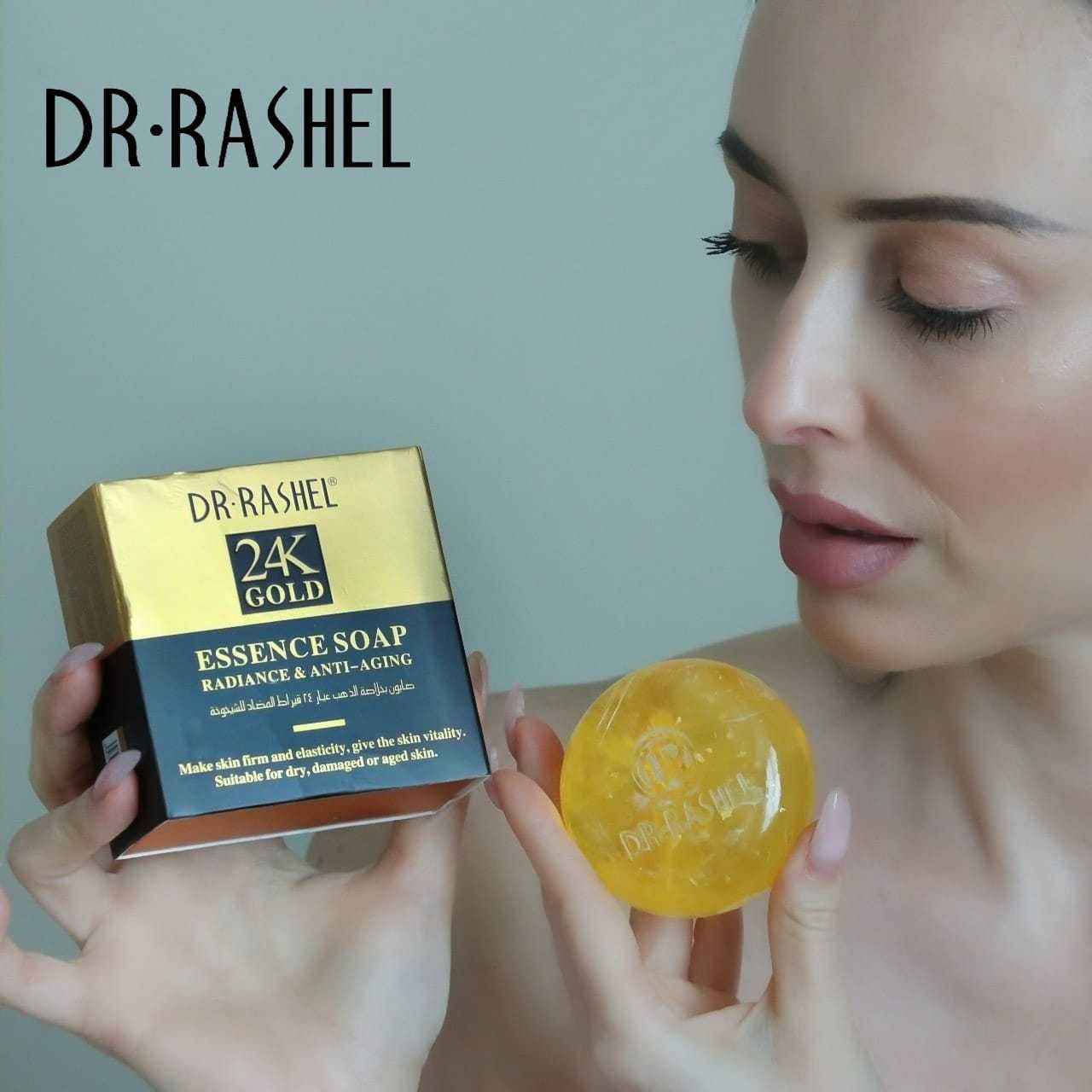 Dr.Rashel 24K Gold Essence Soap Radiance & Anti-Aging DRL-1615