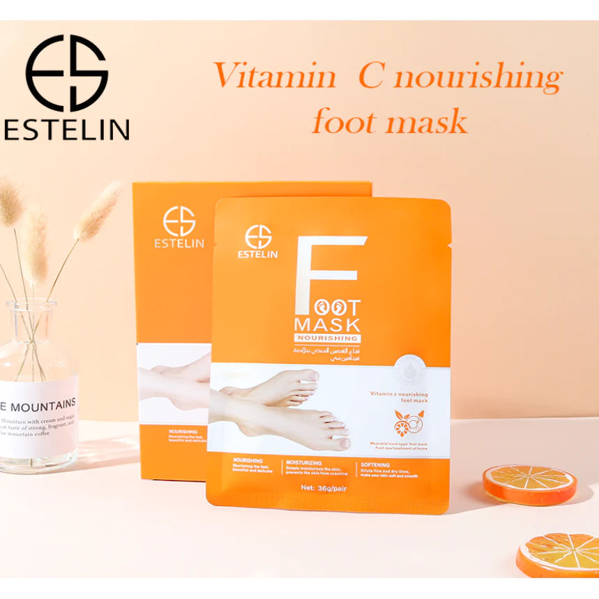 Estelin Foot Mask Nourishing Vitamin C ES-0056