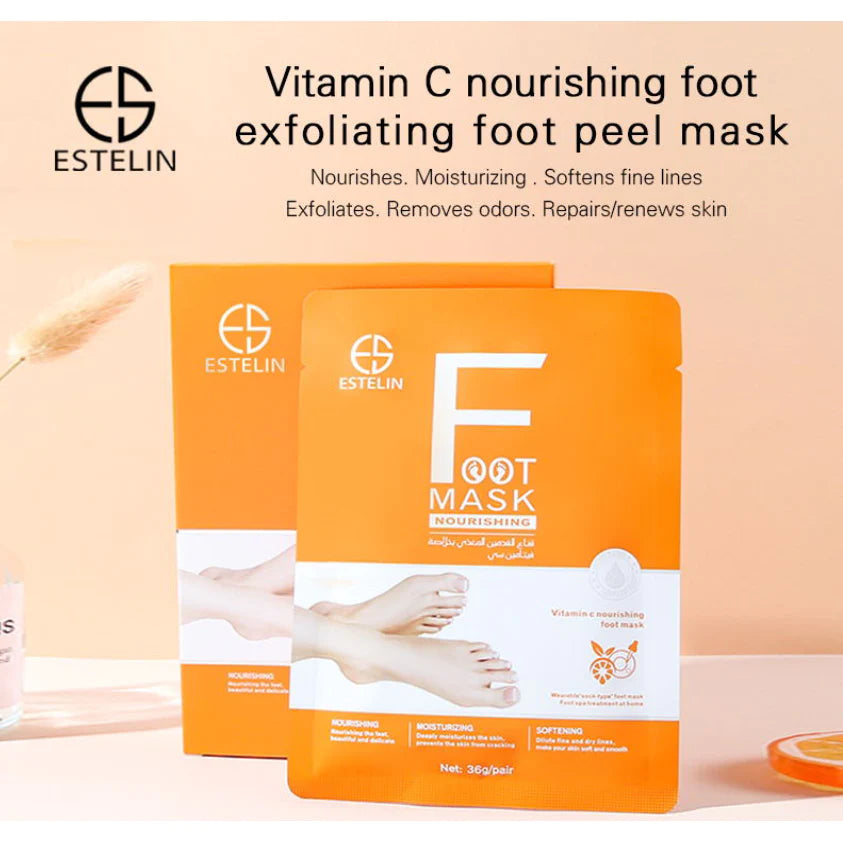 Estelin Foot Mask Nourishing Vitamin C ES-0056