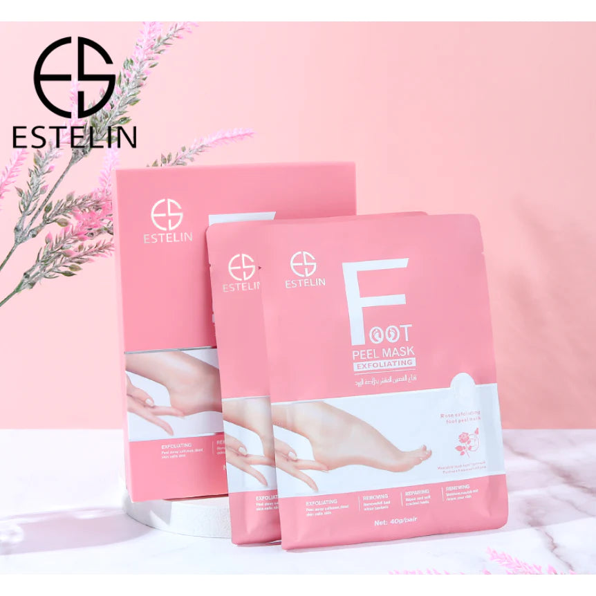Estelin Foot Peel Mask Exfoliating Rose ES-0057