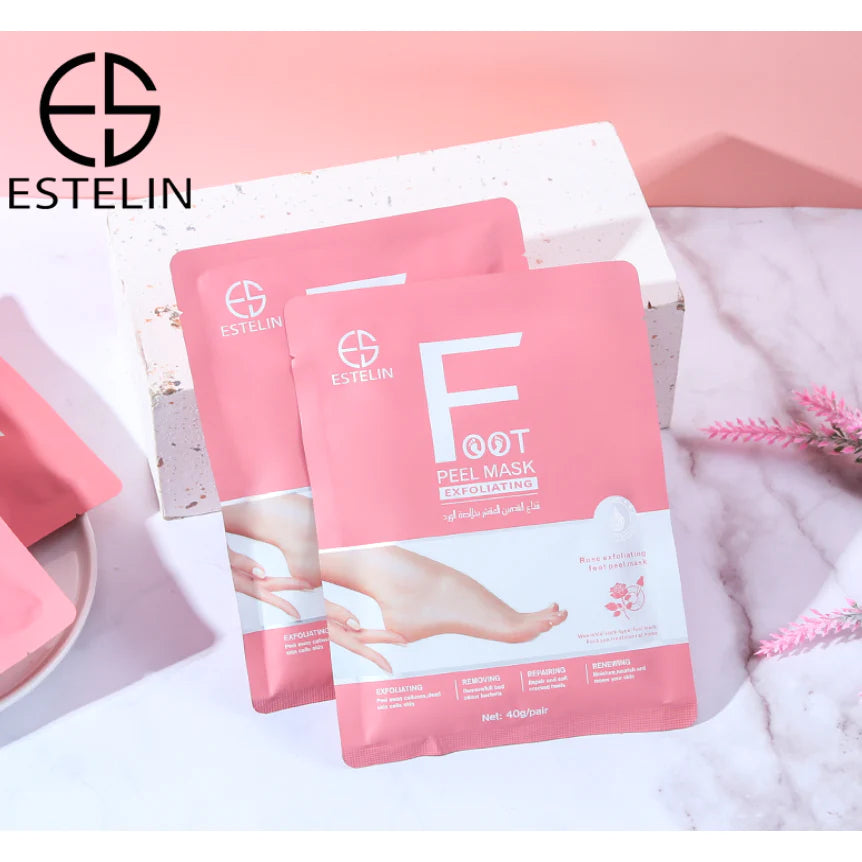 Estelin Foot Peel Mask Exfoliating Rose ES-0057