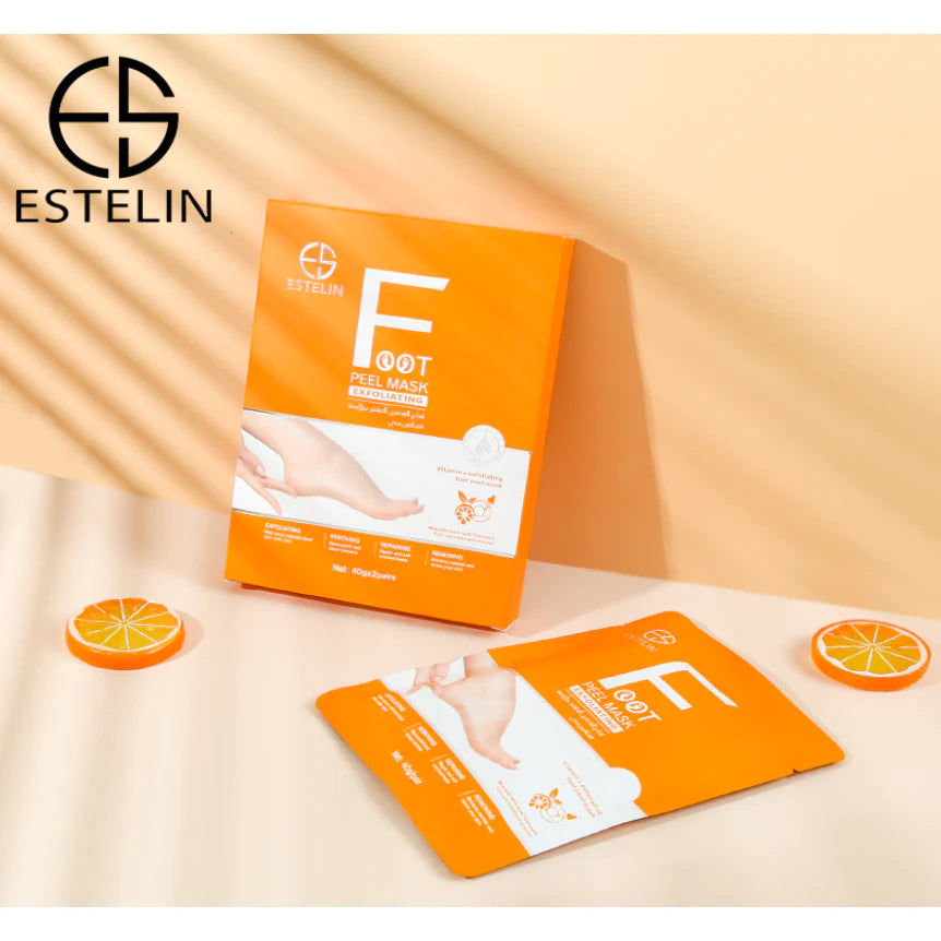 Estelin Foot Peel Mask Exfoliating Vitamin C ES-0058