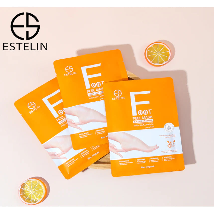 Estelin Foot Peel Mask Exfoliating Vitamin C ES-0058