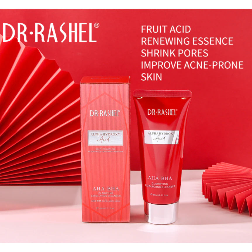 Dr.Rashel Alpha Hydroxy Acid AHA-BHA Clarifying Exfoliating Cleanser DRL-1645