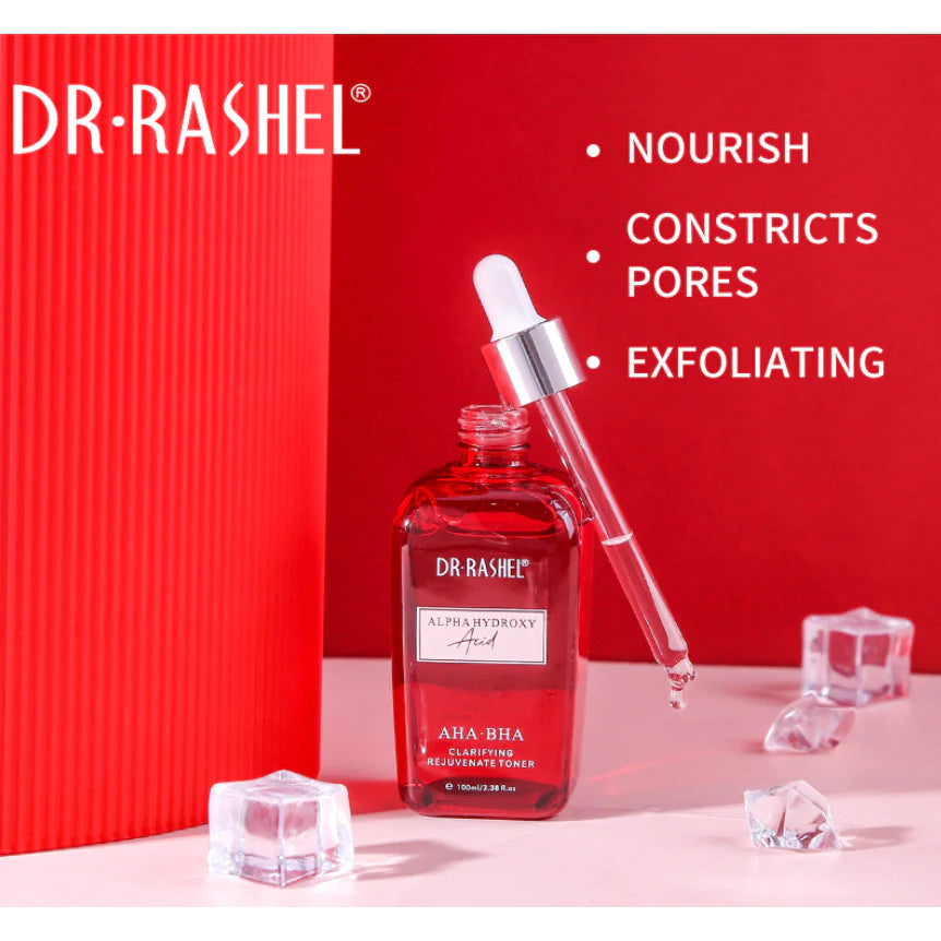 Dr.Rashel Alpha Hydroxy Acid AHA-BHA Clarifying Rejuvenate Toner DRL-1646