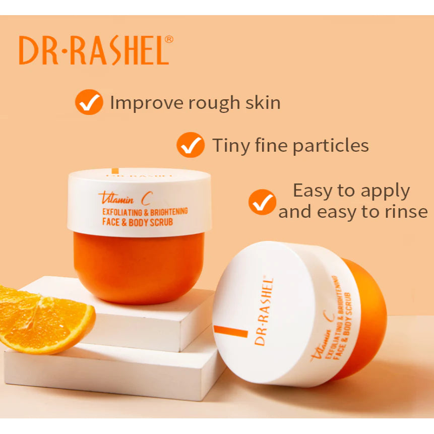 Dr.Rashel Vitamin C Exfoliating & Brightening Face & Body Scrub DRL-1688