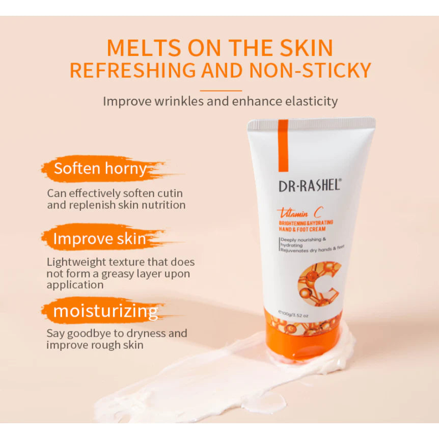 Dr.Rashel Vitamin C Brightening & Hydrating Hand & Foot Cream DRL-1691