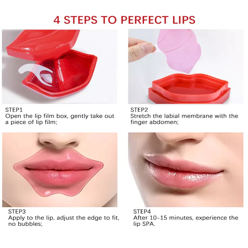 Estelin Fascinating Red Hydrogel Lip Mask ES-0051