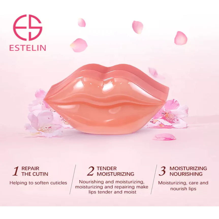 Estelin Cherry Blossom Pink Hydrogel Lip Mask ES-0052