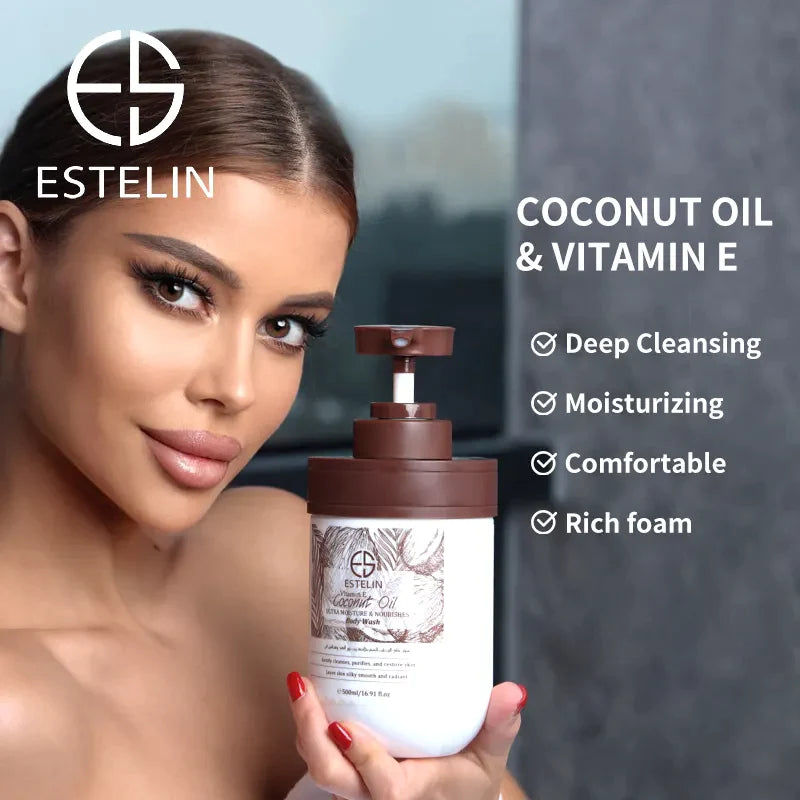 Estelin Vitamin E Coconut Oil Body Wash ES-0104