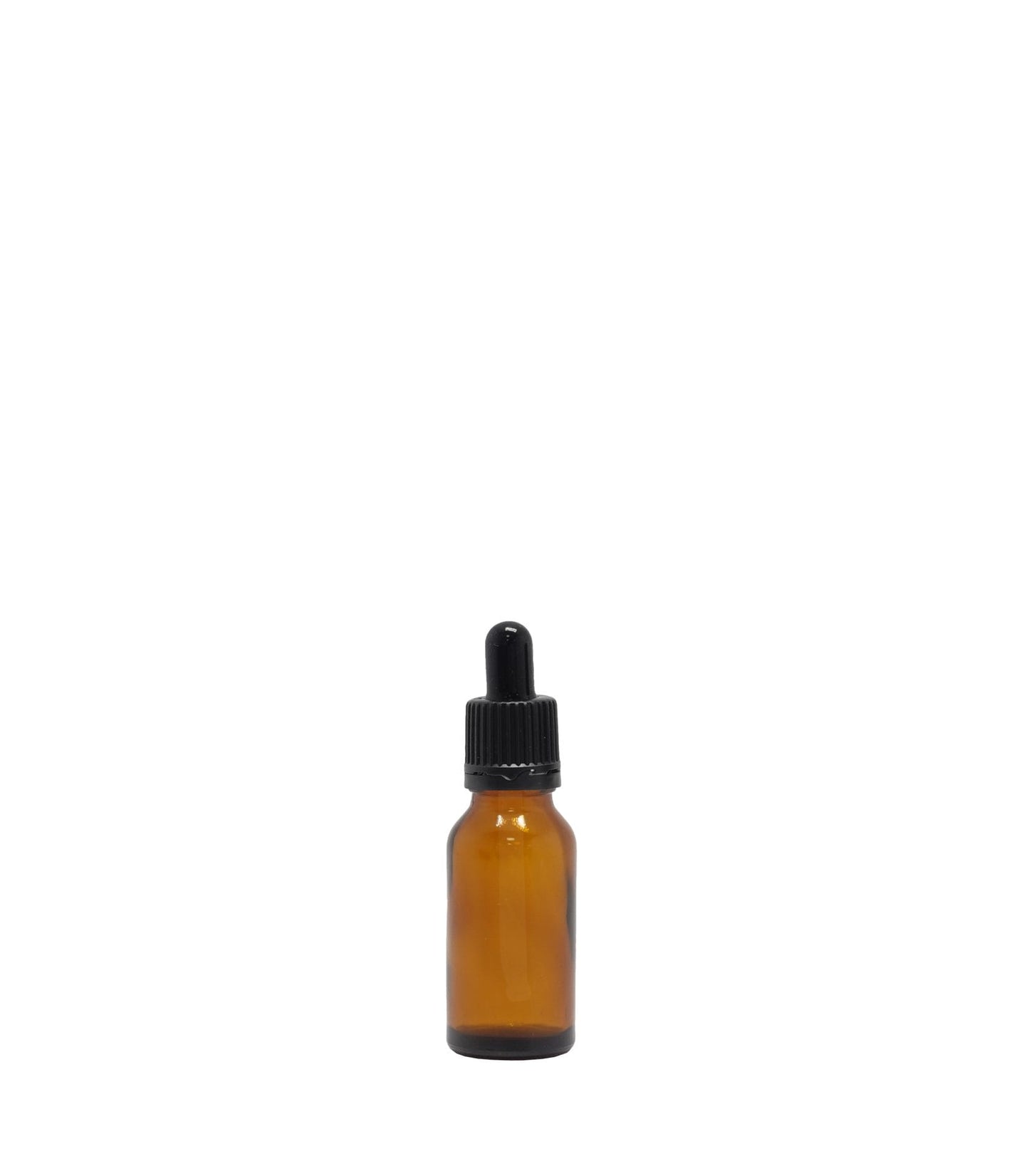 20ml Amber Glass Dropper Bottle With Black Pipette Box Of 143 Units