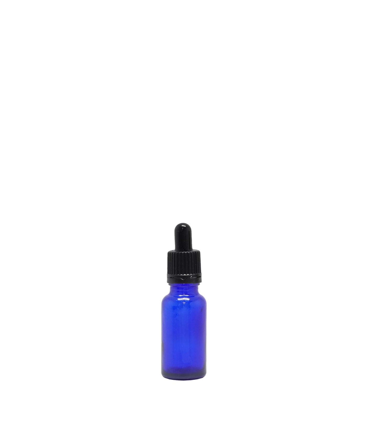 10ml Blue Glass Dropper Bottle With Black Pipette Box Of 192 Units