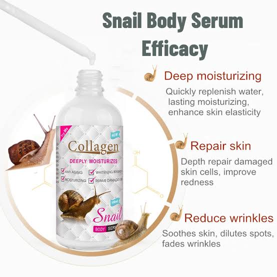 100ml Collagen Snail Moisturizing Body Serum