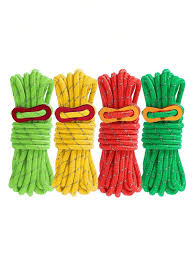 1 Piece Reflective Camp Tent Fixing Rope 5mm x 4m Random Colour