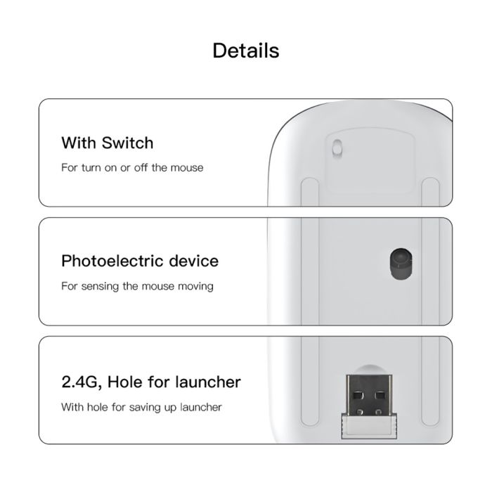 Yesido KB15 Rechargeable Wireless Mouse