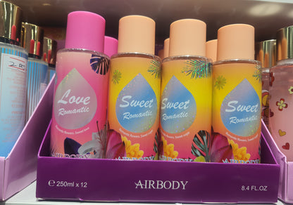 250ml Airbody Spray Body Mist Random Flavour