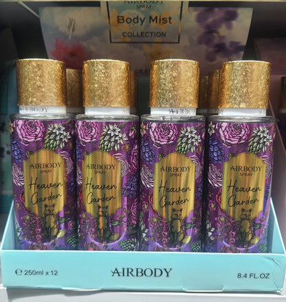 250ml Airbody Spray Body Mist Random Flavour