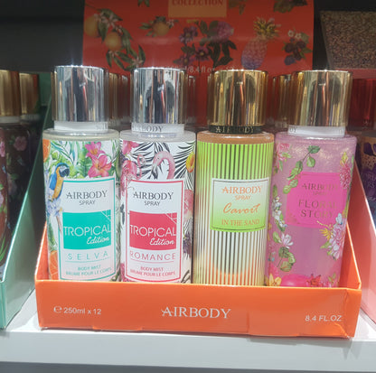 250ml Airbody Spray Body Mist Random Flavour