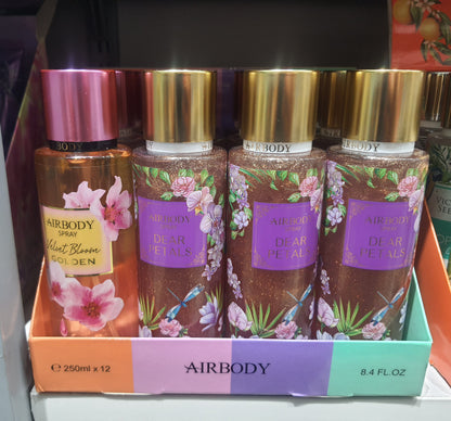 250ml Airbody Spray Body Mist Random Flavour