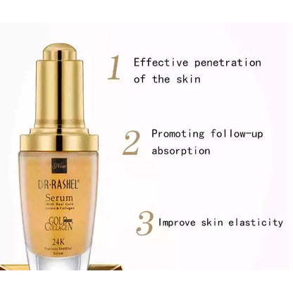 Dr.Rashel 24K Gold Serum With Real Gold Atoms & Collagen DRL-1180
