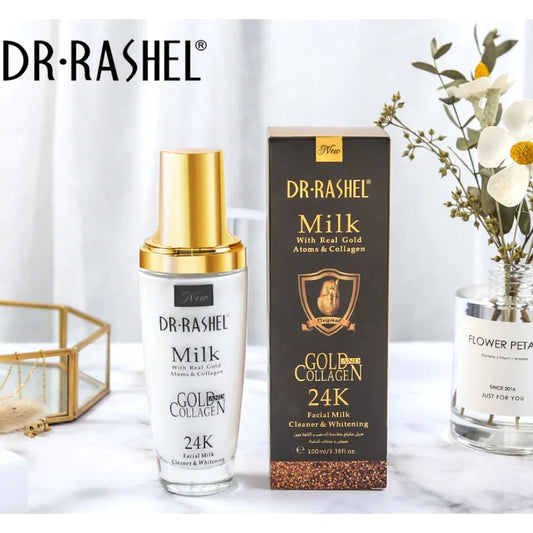 Dr.Rashel 24K Gold Milk Facial Cleanser With Real Gold Atoms & Collagen DRL-1181