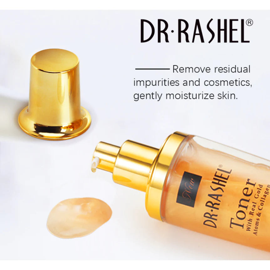 Dr.Rashel 24K Gold Toner With Real Gold Atoms & Collagen DRL-1182