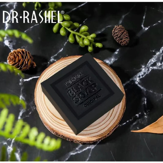 Dr.Rashel Black Soap Collagen & Charcoals Deep Cleansing DRL-1348