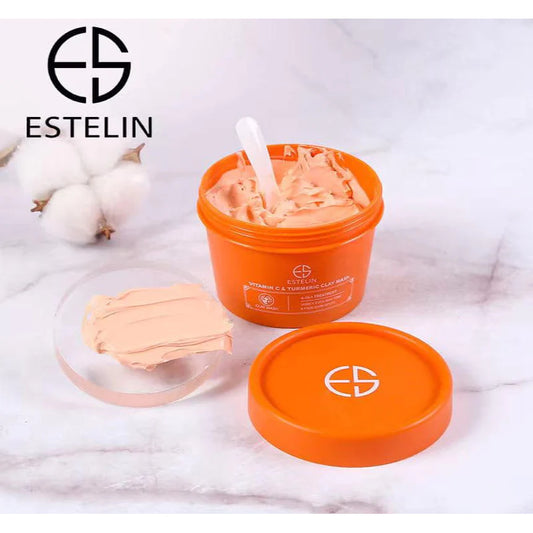 Estelin Vitamin C & Turmeric Clay Mask 4-In-1 Treatment ES-0024