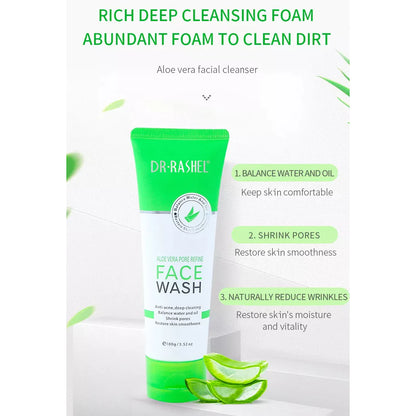 Dr.Rashel Aloe Vera Pore Refine Face Wash DRL-1633