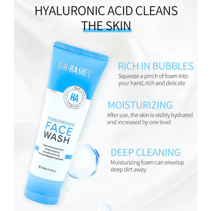 Dr.Rashel Hyaluronic Acid Moisturizing Face Wash DRL-1635