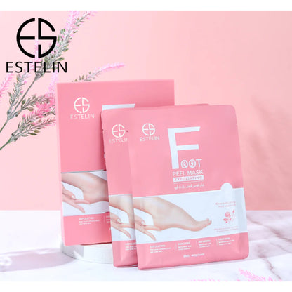 Estelin Foot Peel Mask Exfoliating Rose ES-0057