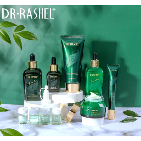 10 Piece Set Dr. Rashel Green Tea Purify Balancing Skin Care Kit