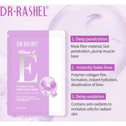 Dr.Rashel Vitamin E Hydrating Restoring Mask Pack Of 5 DRL-1660