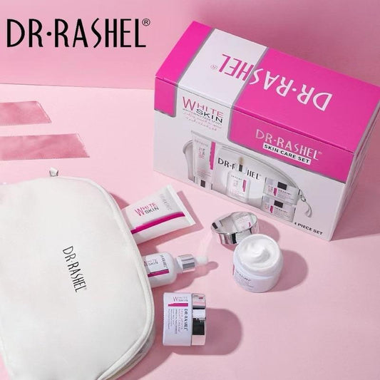 Dr.Rashel Skin Care White Skin Whitening Fade Spot 4 Piece Set With Bag DRL-1740