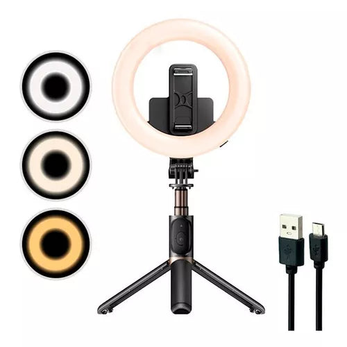 Yesido Sf12 Portable Selfie Stick With Ringlight-EM