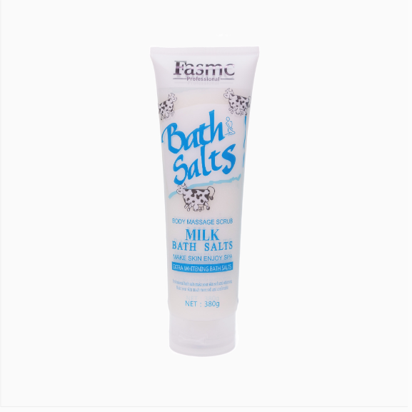 380g Fasmc Whitening Bath Salts & Body Massage Scrub- Milk